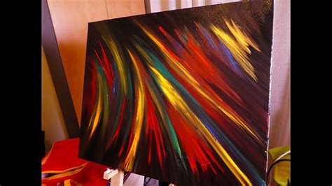 How To Paint Easy Contemporary Abstract Art On Canvas Oil Painting