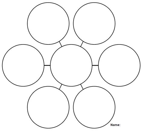 12 Blank Graphic Organizers Images Printable Web Graphic Organizer