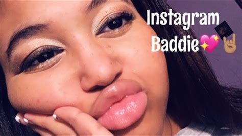 Instagram Baddie Makeup Tutorial💖🤘🏽 Youtube