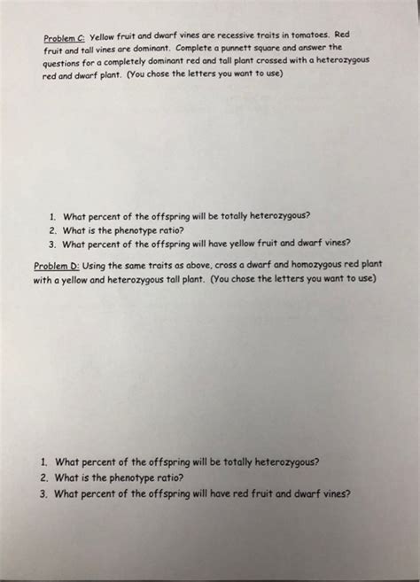 Check spelling or type a new query. Dihybrid Punnett Square Practice Problems - Dihybrid ...