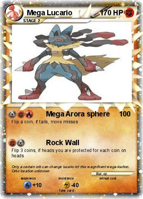 Pokemon x and y mega lucario card wiki info. Pokémon Mega Lucario 44 44 - Mega Arora sphere - My Pokemon Card