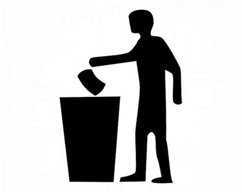 Man Throwing Garbage Away Svg Garbage Svg Recycle Svg Trash Etsy