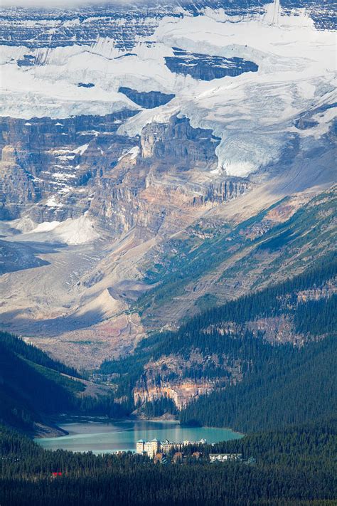 Lake Louise With The Victoria Glacier Photograph By George Oze Fine