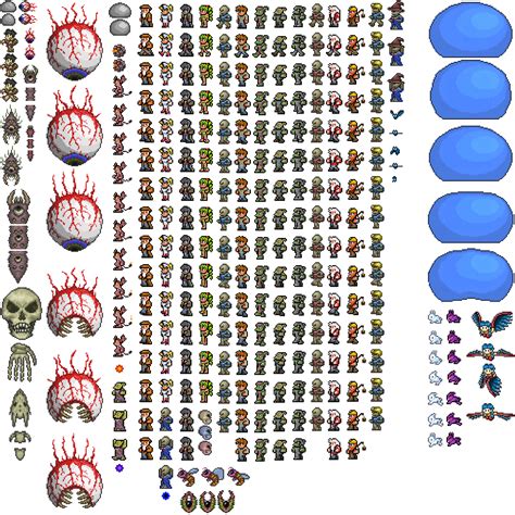 Pixel Art Sprite Sheet Npc Villagers Pixel Art Pixel Art Games Sprite