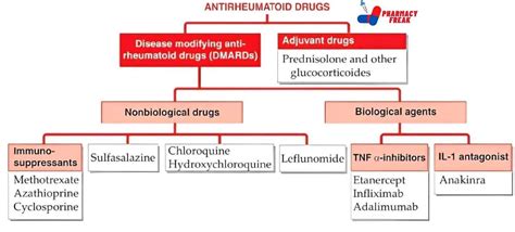 Classification Of Antirheumatoid Drugs Pharmacy Freak