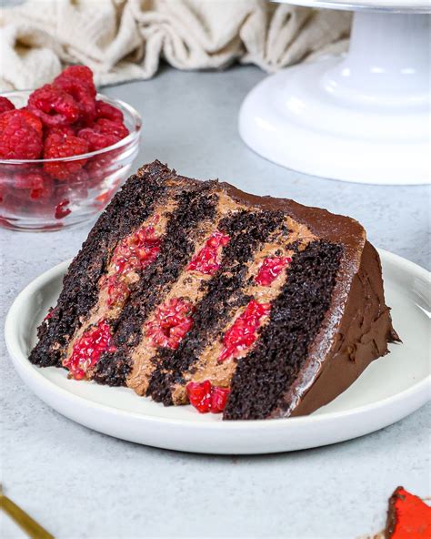 Chocolate Raspberry Mousse Cake Chelsweets