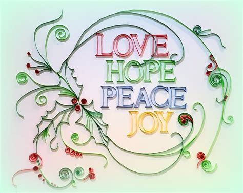 Love Hope Peace And Joy 10 By Dabid Acosta Scripture Art Joy Peace