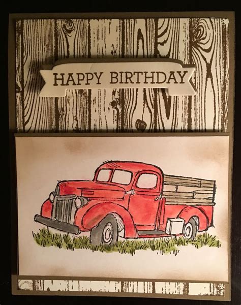 Image Result For Homemade Mens Thinking Of You Cards Stamped Cards Birthday Cards Male Cards