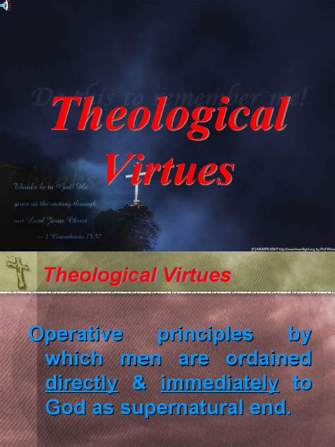 Theological Virtues Pdf