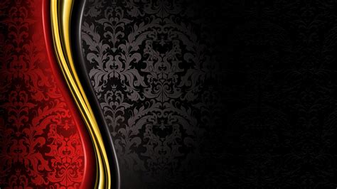 Luxury Royal Grand Black Gold Red Abstract Wallpapers Hd