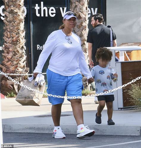 Queen Latifah Seen For The First Time With Son Rebel As She Shops In La