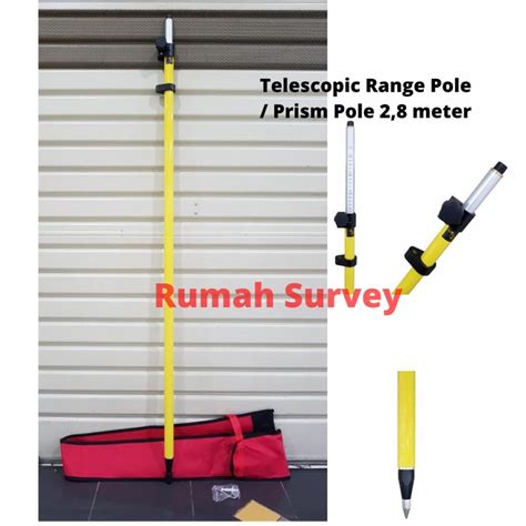 Jual Telescopic Range Pole Prism Pole Pole Stick Jalon Prisma 28