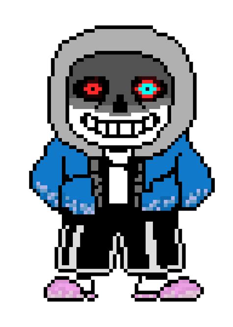 This song has 139 likes. DUST! sans by: Portal master | Pixel Art Maker