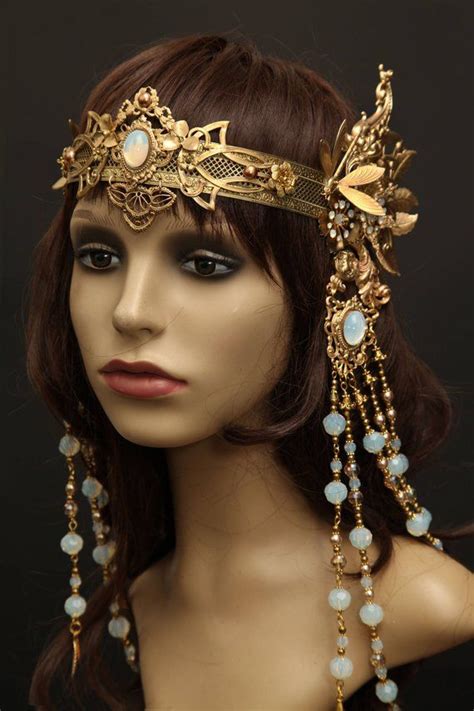 Art Nouveau Art Deco Jugendstil Insp Tiara Crown Headpiece Jewelry