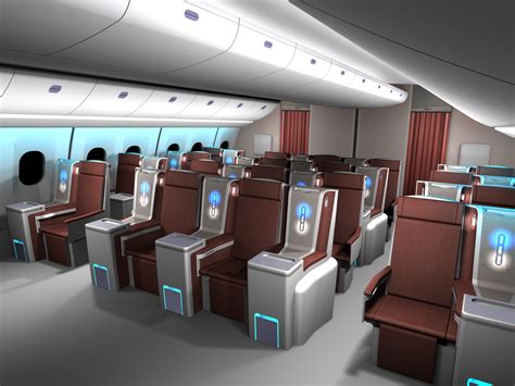 For this purpose aircraft design methods and advanced fuselage mass estimation are combined with a detailed boarding simulation. Simple Architecture Design: Aircraft Cabin Interior Design