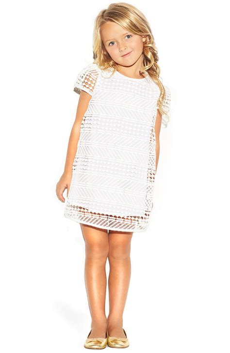 Milly Minis Chloe Lace Shift Dress Toddler Girls Little Girls And Big