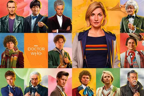 Doctor Who Sdcc 2019 All 14 Doctors Star In These New Portraits