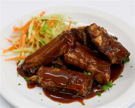 Thai Style Pork Spare Ribs Thaiger Restaurant Newbridge