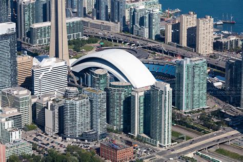Aerial Photo Toronto Entertainment District