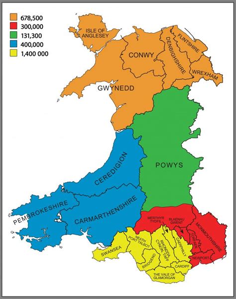 Regions Of Wales