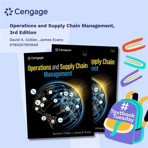 Cengage Asia On Linkedin Textbooktueday Operations And Supply Chain