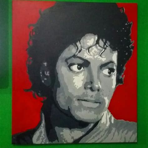 Michael Jackson Stencil