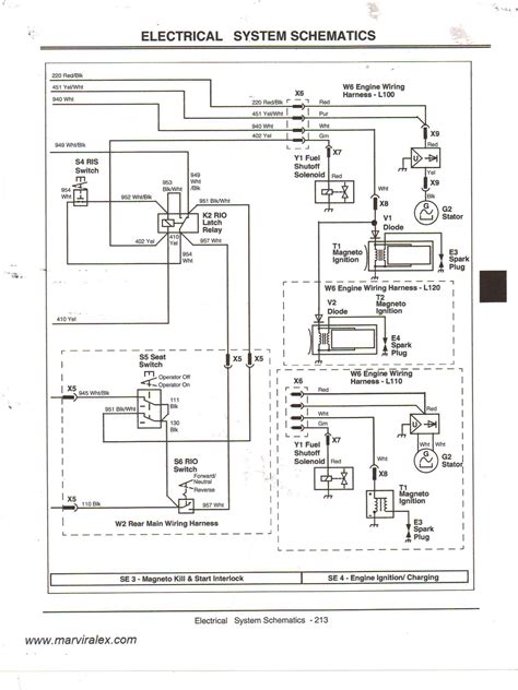 John Deere 318 Wiring Diagram John Deere 318 Schematic Wiring
