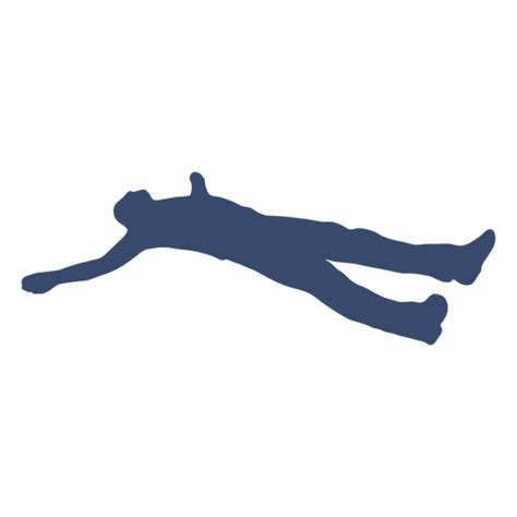 Laying Man Resting Silhouette Transparent Png Svg Vector File