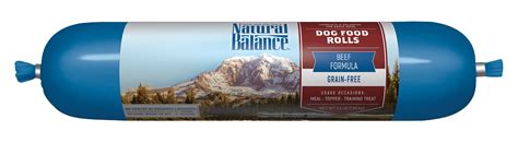 Natural Balance Beef Formula Grain Free Dog Food Roll Vs