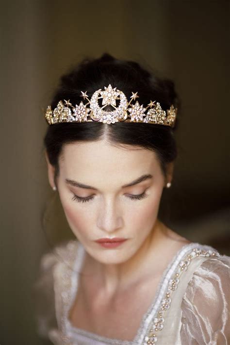 bridal headpieces weddings crowns tiaras celestial star crowns in rose gold silver and gold