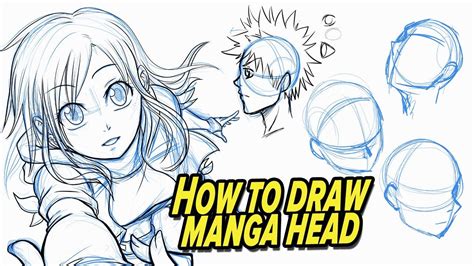 How To Draw Manga Head Multiple Angles Youtube