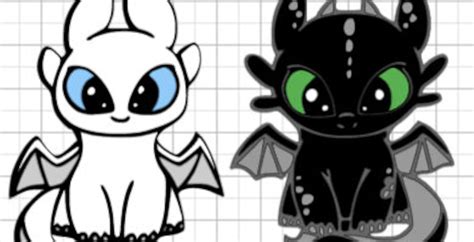 Toothless Svg And Light Fury Svg How To Train Your Dragon Svg Etsy