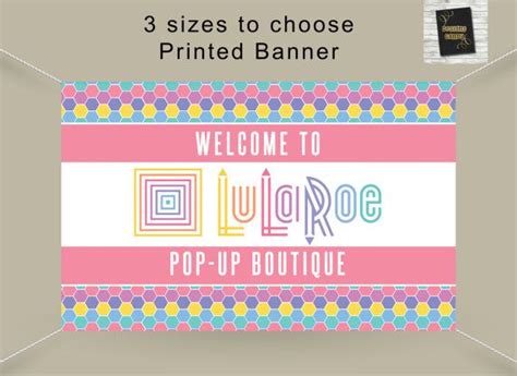 Printed Lularoe Banner Welcome To Lularoe By Designscandyshop Lularoe