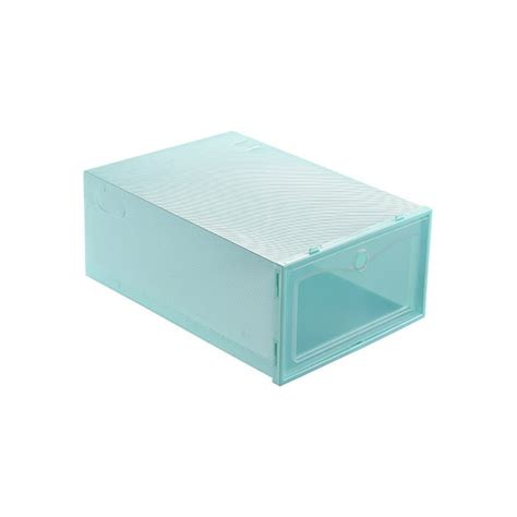 Fyamll 1pc Folding Plastic Clear Shoe Boxes Shoe Drawers Storage Container Organizers Walmart