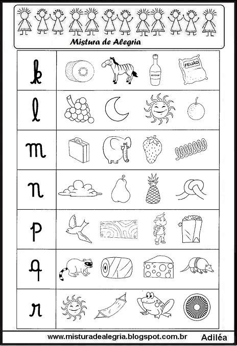 Atividades Com As Letras Do Alfabeto AlfabetizaÇÃo Imprimir E Colorir