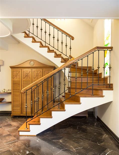 Commercially, very few of the following designs would pass building code. Forged Stair Railings: How to Fit Them in Different Interior Styles | Home Interior Design ...