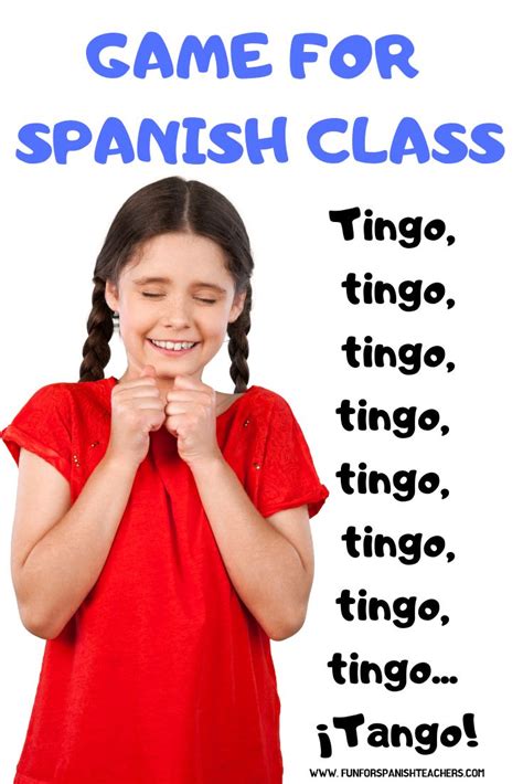 Traditional Game Tingo Tango Funforspanishteachers Spanish