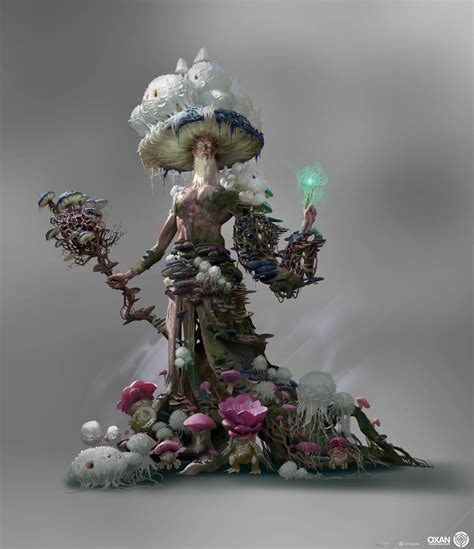 Mushroom Master By Ya Lun Imaginarycharacters Fantasy Character