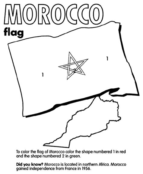 Free collection of 30+ printable american flag coloring page american flag color page � homelandsecuritynews #214244 free printable american flag coloring page crayola us c. Morocco Coloring Page | crayola.com