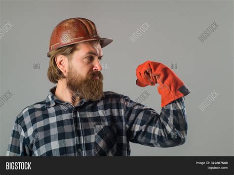 Bearded Builder Hard Image And Photo Free Trial Bigstock