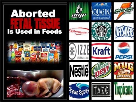 Pepsi products are one of the many companies who use this genetically modified flavoring. Aborted Fetal Tissue In Your Food HEK-293 Kraft, PepsiCo ...