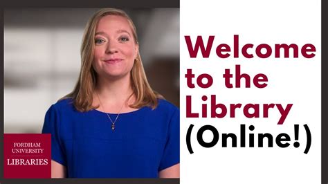 Introduction To Online Library Resources Fordham University Libraries