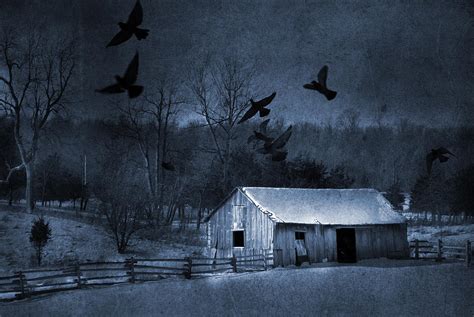 Spooky Farmhouse By Marlene Ford