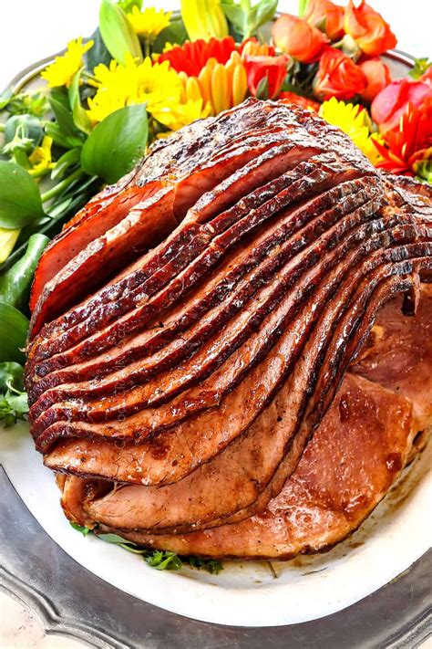 Spiral Ham With Brown Sugar Pineapple Ham Glaze Carlsbad Cravings