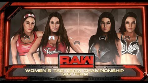 The Iconic Duo Vs The Bella Twins Tag Team Women S Championship Rematch