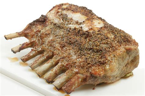 How to cook pork shoulder roast. Oven-roasted Rack of Pork from http://www.askchefdennis ...