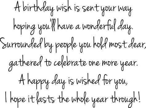 Birthday Wish Birthday Verses For Cards Card Sayings Birthday Card