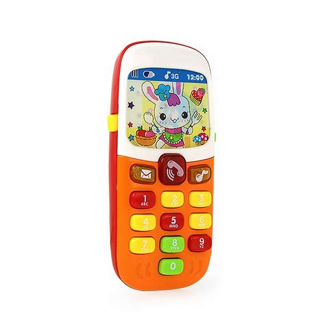 Electronic Toy Phone Kids Mobile Phone Cellphone Educational Learning