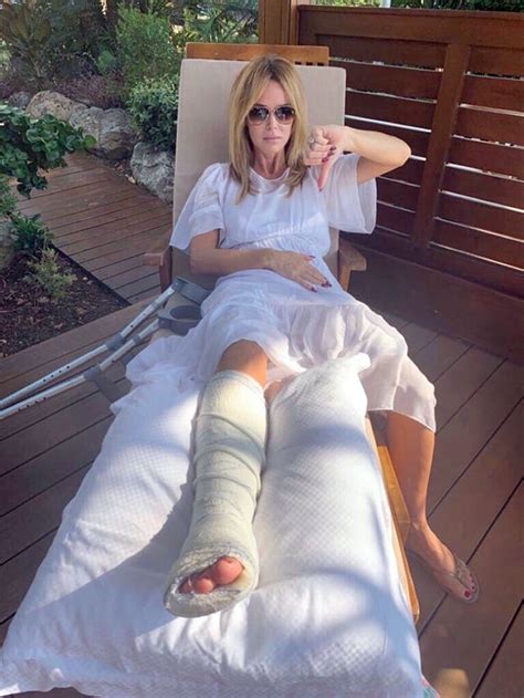 Amanda Holden Reveals How She Got To Safety After Holiday Leg Break
