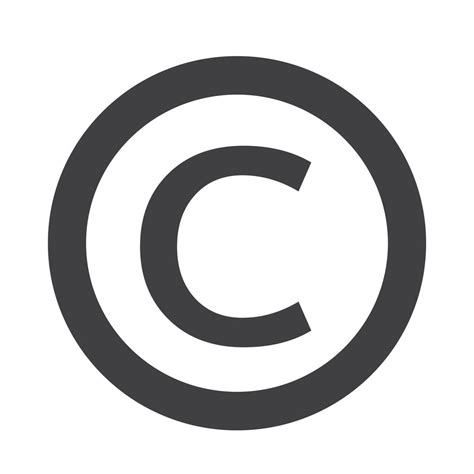 Icono De Símbolo De Copyright 643458 Vector En Vecteezy